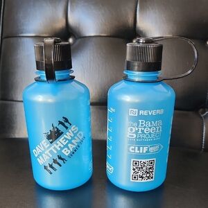 Dave Matthews Band Nalgene Summer 2015 Blue Water Bottle 16oz (set of two)